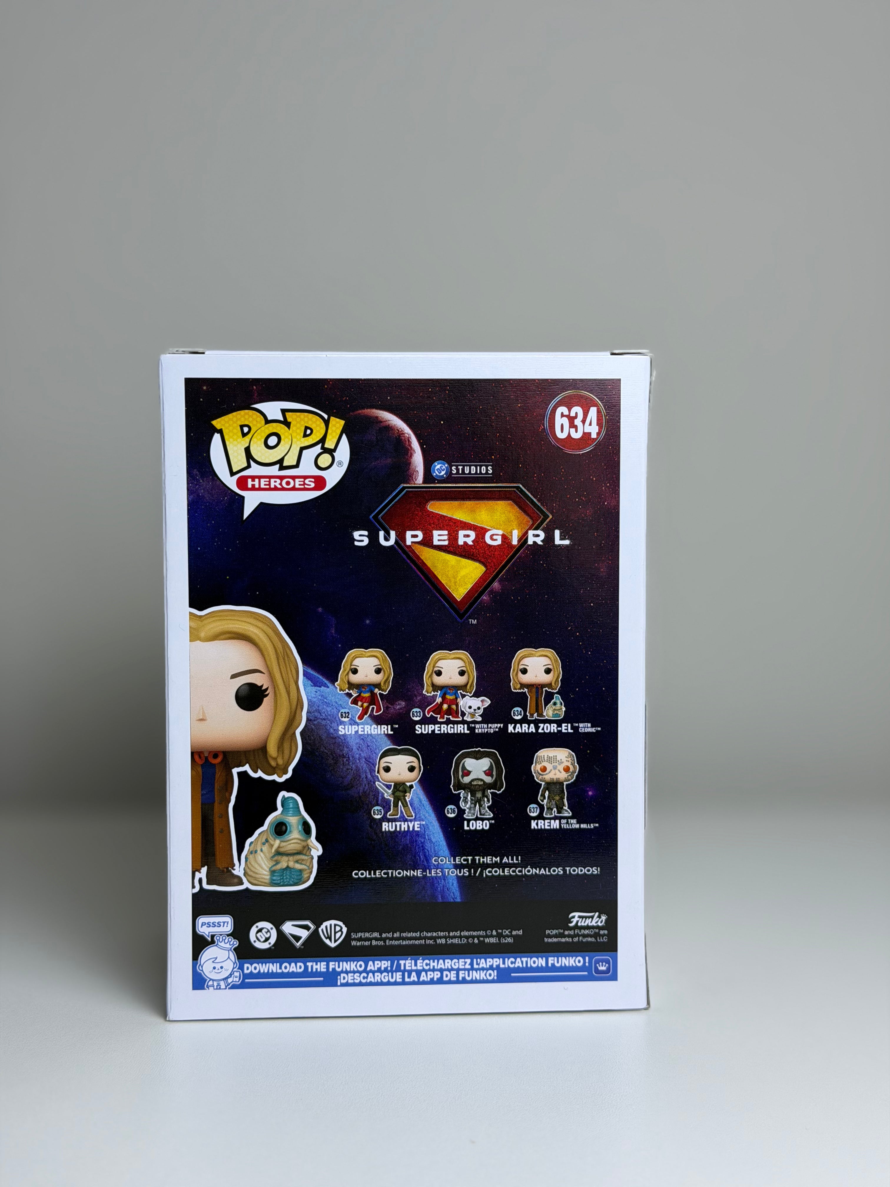 Kara Zor-El with Cedric