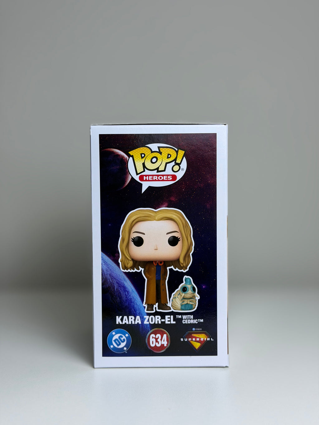 Kara Zor-El with Cedric