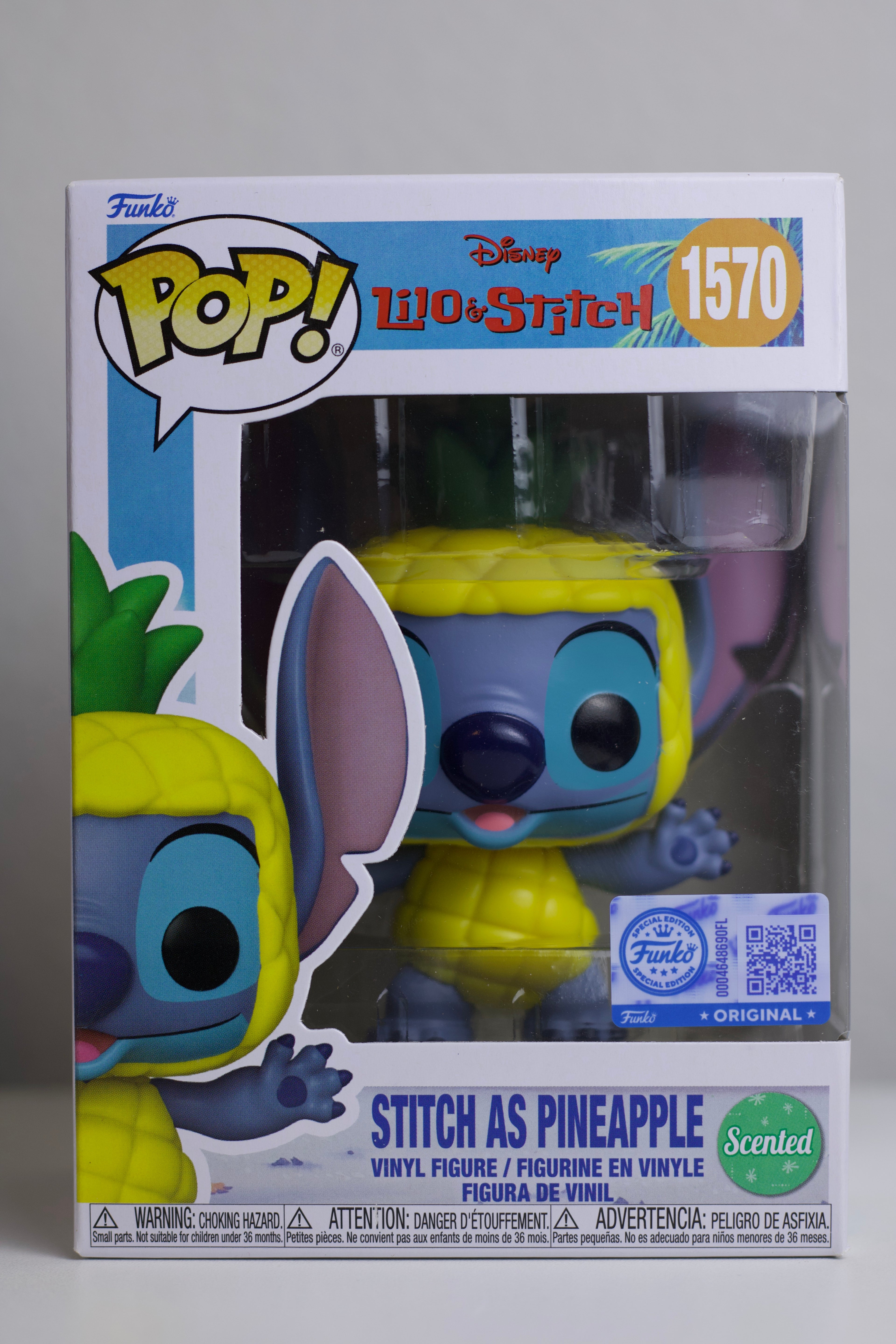 Stitch as a pineapple